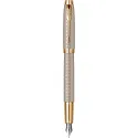 Set pix si stilou Parker IM Royal Premium Warm Silver
