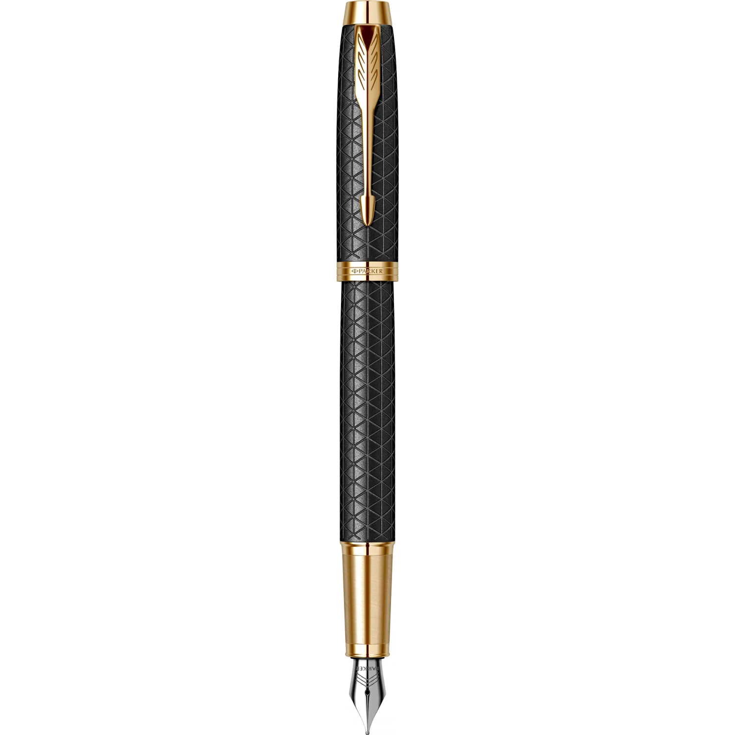 Stilou Parker IM Royal Premium Black placat cu aur