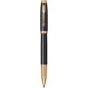Roller Parker IM Royal Premium Black placat cu aur