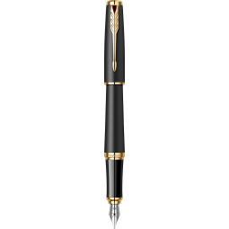 Stilou Urban Royal Muted Black placat cu aur