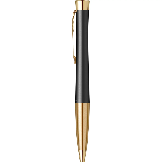 Set pix Parker Urban Muted Black placat cu aur cu notes