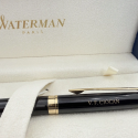 Set stilou Waterman Hemisphere Gold cu notes