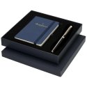 Set stilou Waterman Hemisphere Gold cu notes