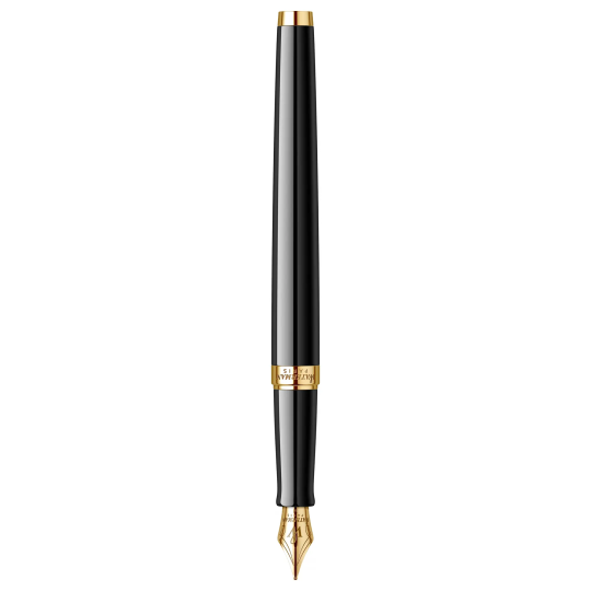 Set stilou Waterman Hemisphere Gold cu notes