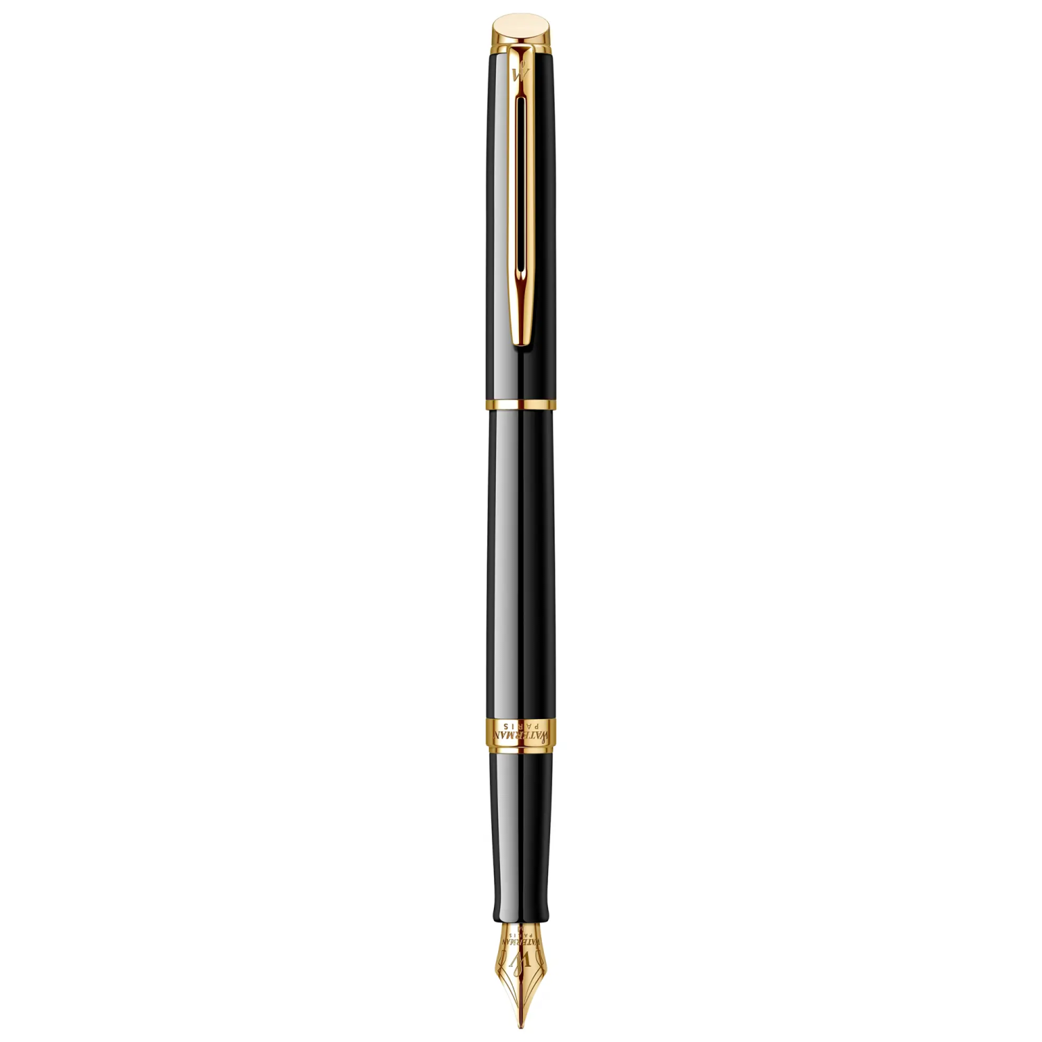 Set stilou Waterman Hemisphere Gold cu notes