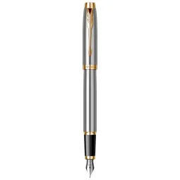 Set pix si stilou Parker IM Royal Brushed Gold
