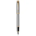 Set pix si stilou Parker IM Royal Brushed Gold