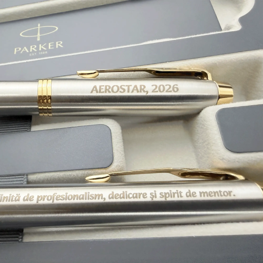 Stilou Parker IM Royal Brushed Gold