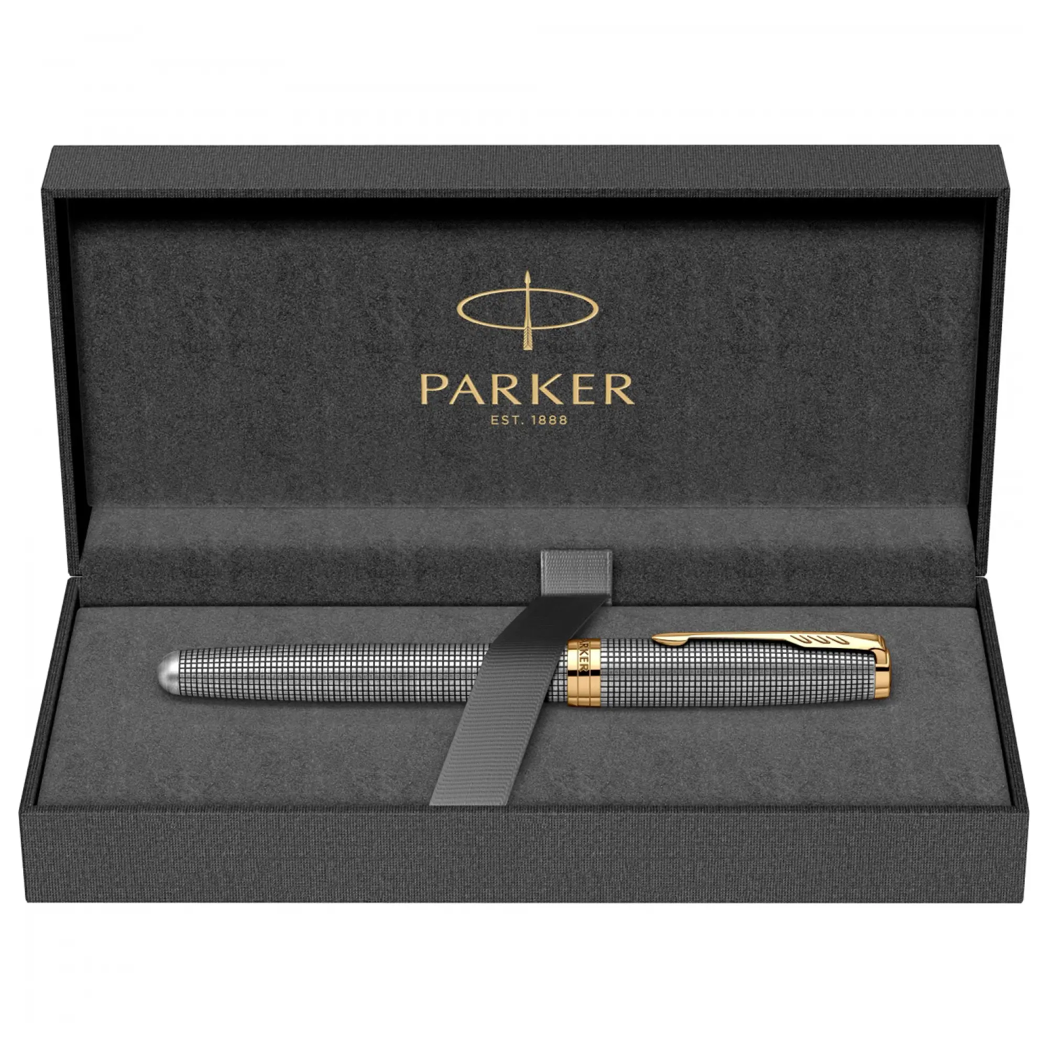 Stilou argint masiv Parker Sonnet Royal Chiselled Silver GT