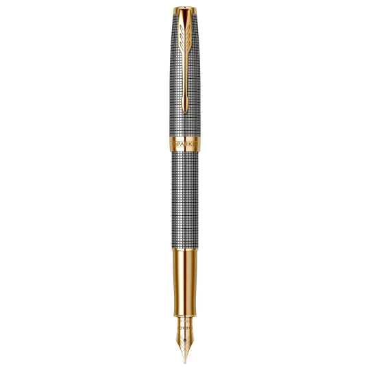 Stilou argint masiv Parker Sonnet Royal Chiselled Silver GT