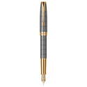 Stilou argint masiv Parker Sonnet Royal Chiselled Silver GT