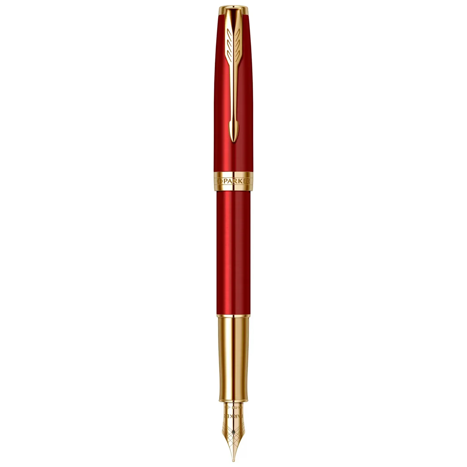 Stilou Parker Sonnet Royal Ruby penita aur masiv 18k