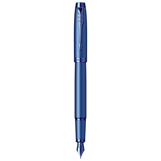 Set stilou Parker IM Royal Monochrome Blue cu notes