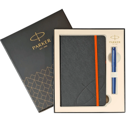 Set stilou Parker IM Royal Monochrome Blue cu notes