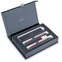 Set pix si stilou Parker IM Royal Monochrome Burgundy