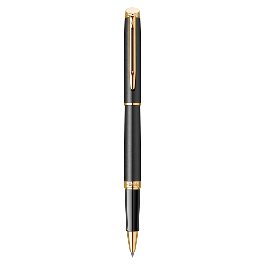 Roller Waterman Hemisphere Matte Gold placat cu aur 23K