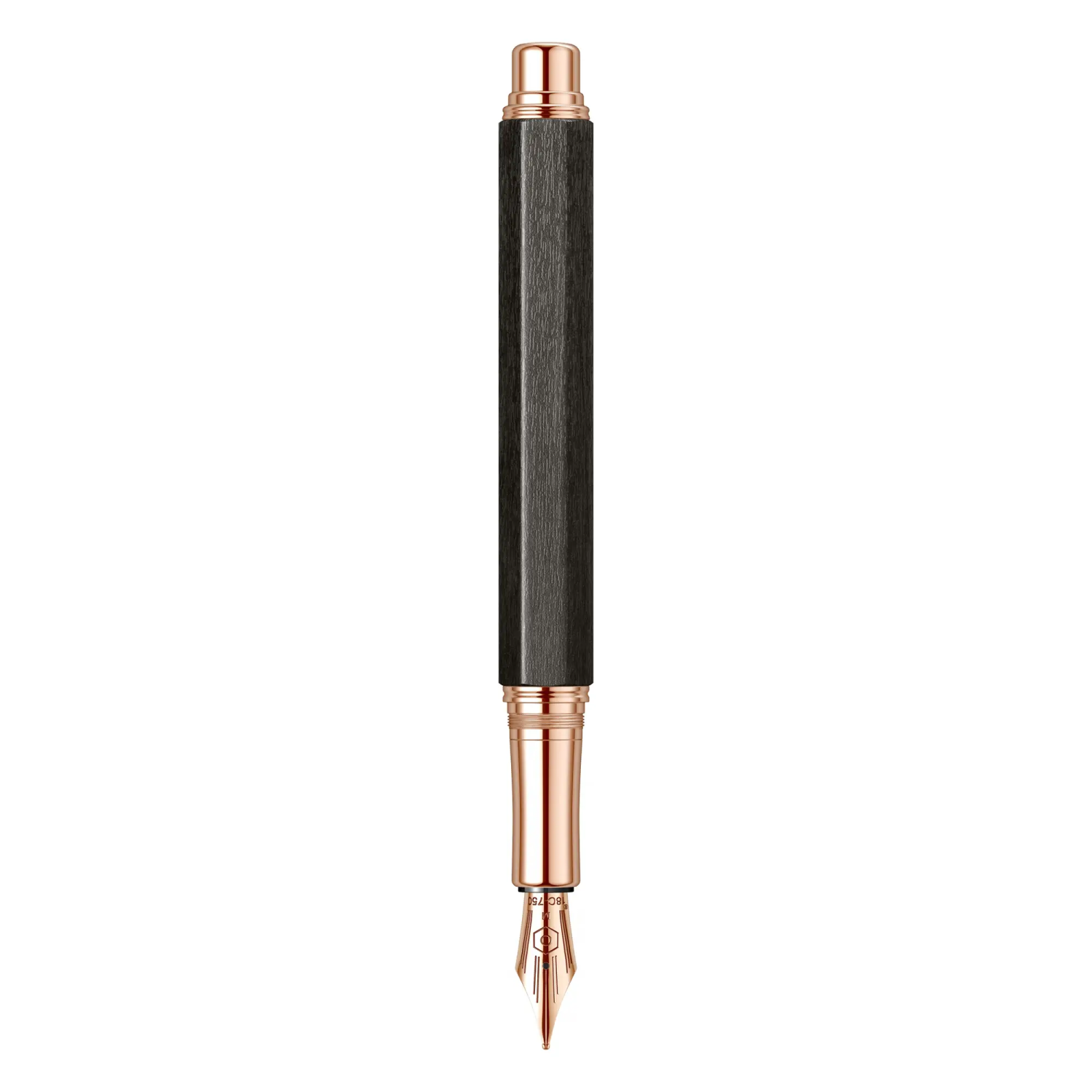 Stilou Caran d'Ache Varius Ebony Wood Gold