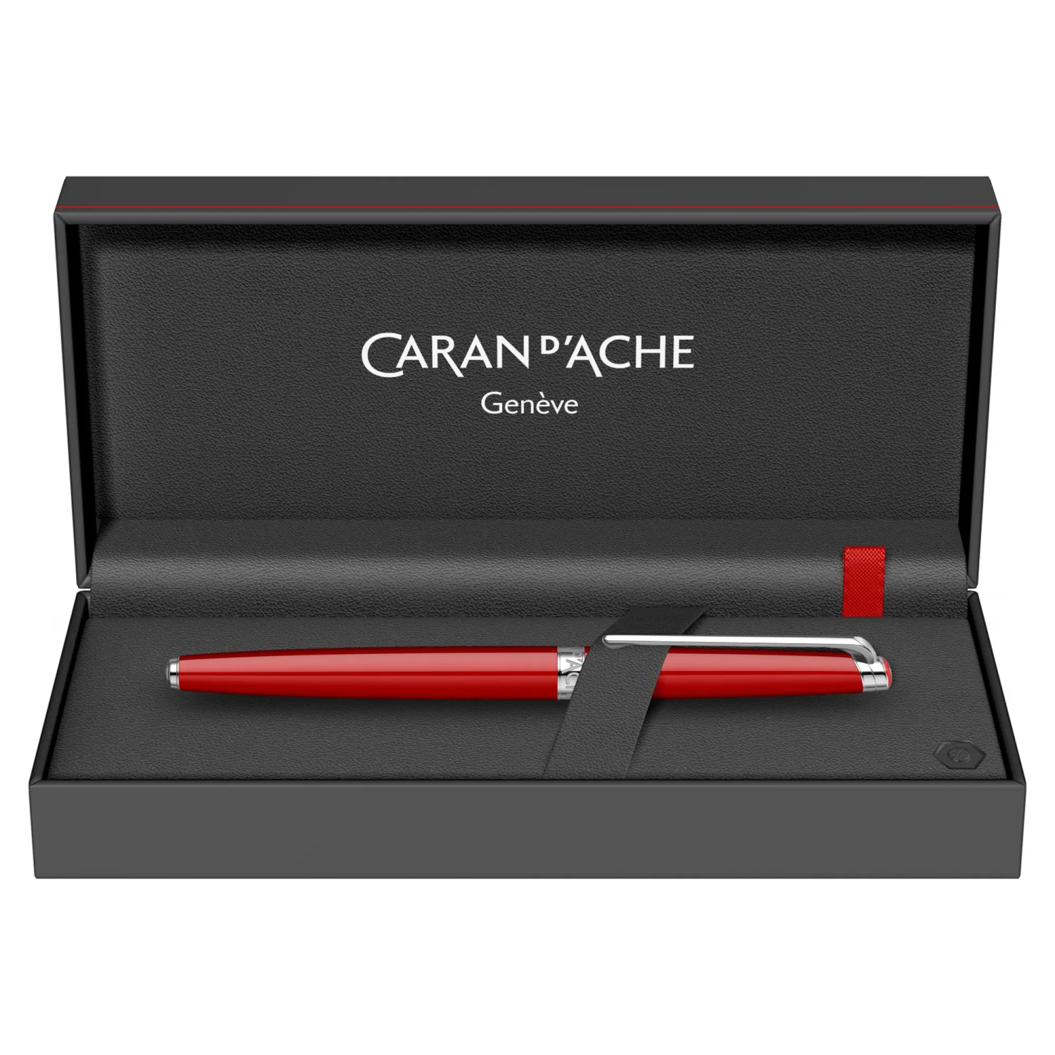 Stilou Caran d'Ache Leman Red Slim 18k