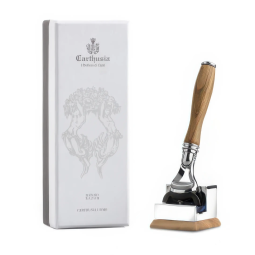 Aparat de ras Carthusia Fusion Razor lemn de maslin