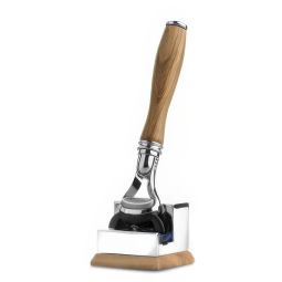 Aparat de ras Carthusia Fusion Razor lemn de maslin