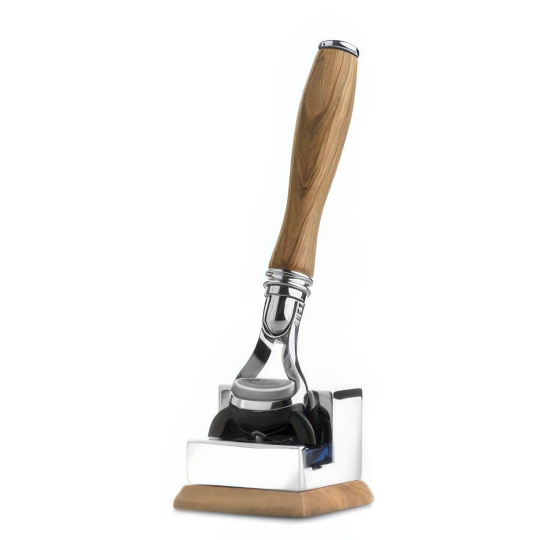 Aparat de ras Carthusia Fusion Razor lemn de maslin
