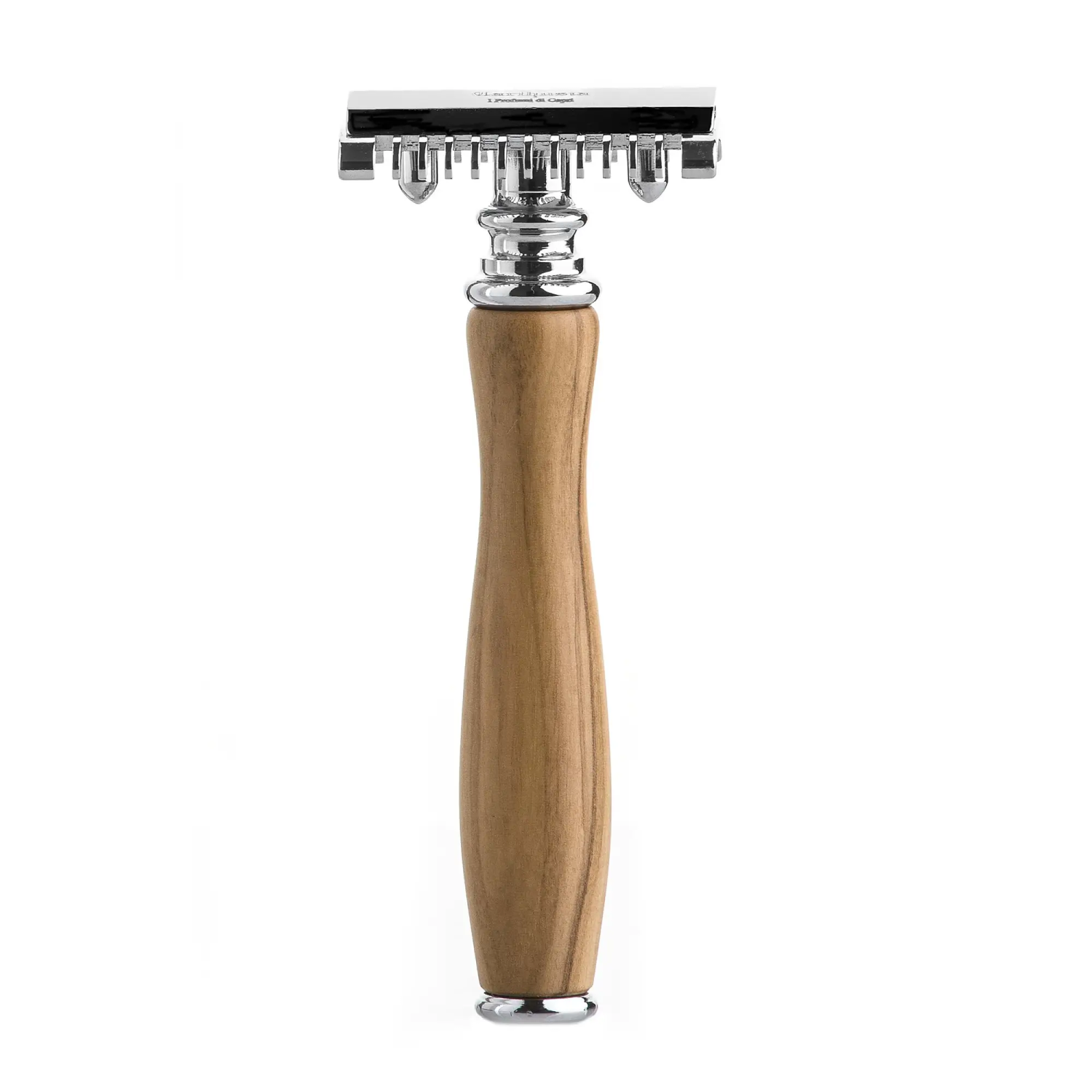 Aparat de ras Carthusia Safey Razor lemn de maslin
