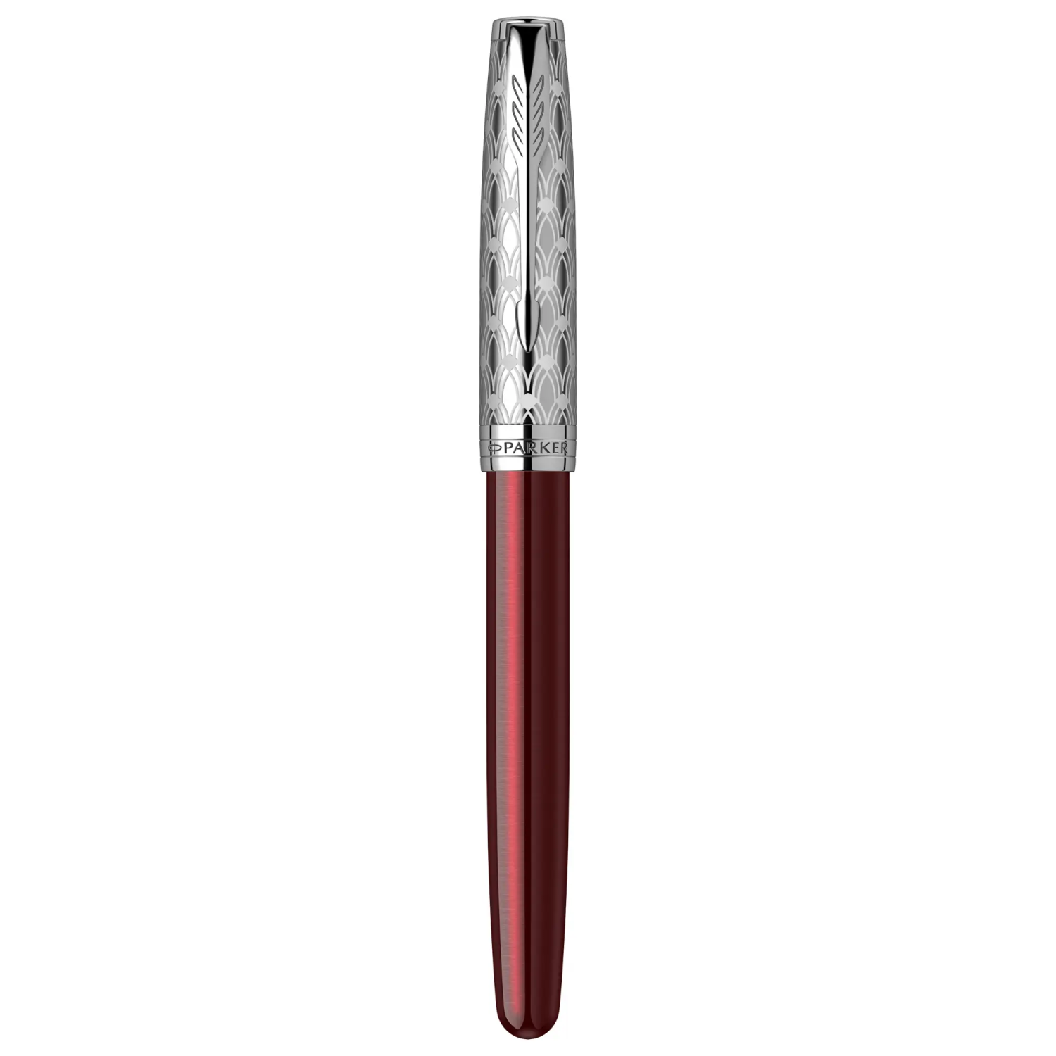 Stilou Parker Sonnet Royal Metal Red penita aur masiv 18k