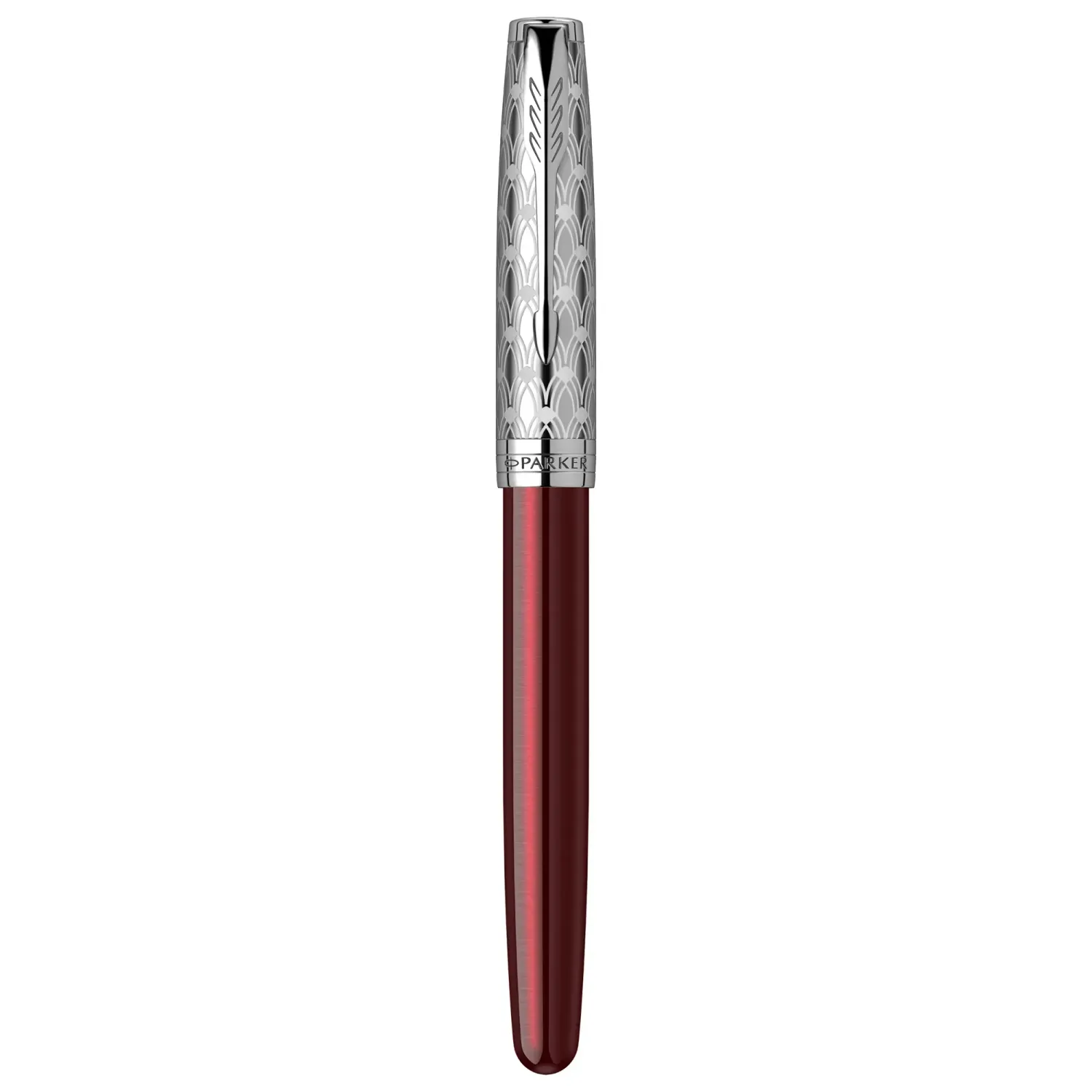 Stilou Parker Sonnet Royal Metal Red penita aur masiv 18k