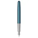 Stilou Parker Sonnet Royal Metal Blue penita aur masiv 18k