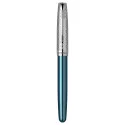 Stilou Parker Sonnet Royal Metal Blue penita aur masiv 18k