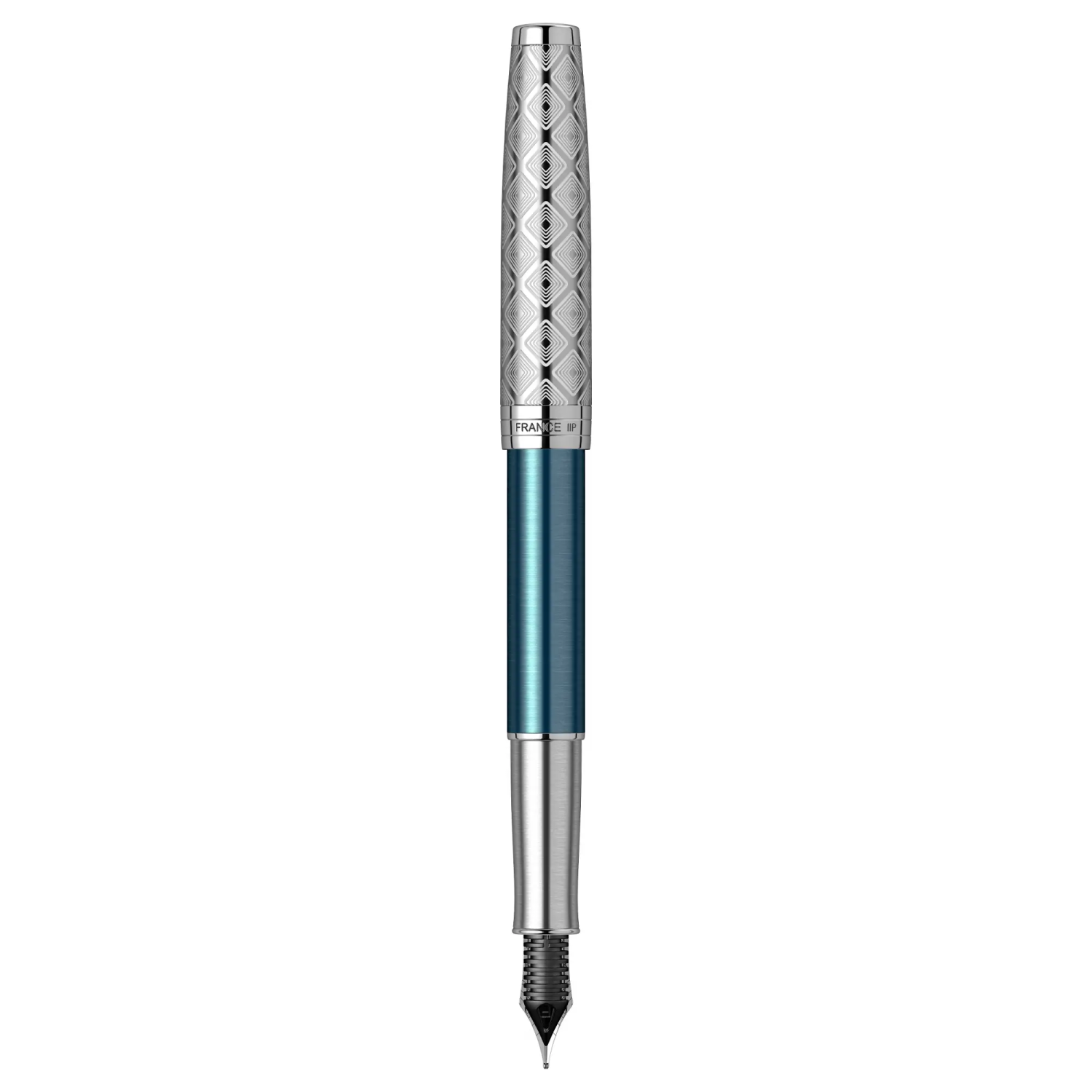 Stilou Parker Sonnet Royal Metal Blue penita aur masiv 18k