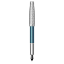 Stilou Parker Sonnet Royal Metal Blue penita aur masiv 18k