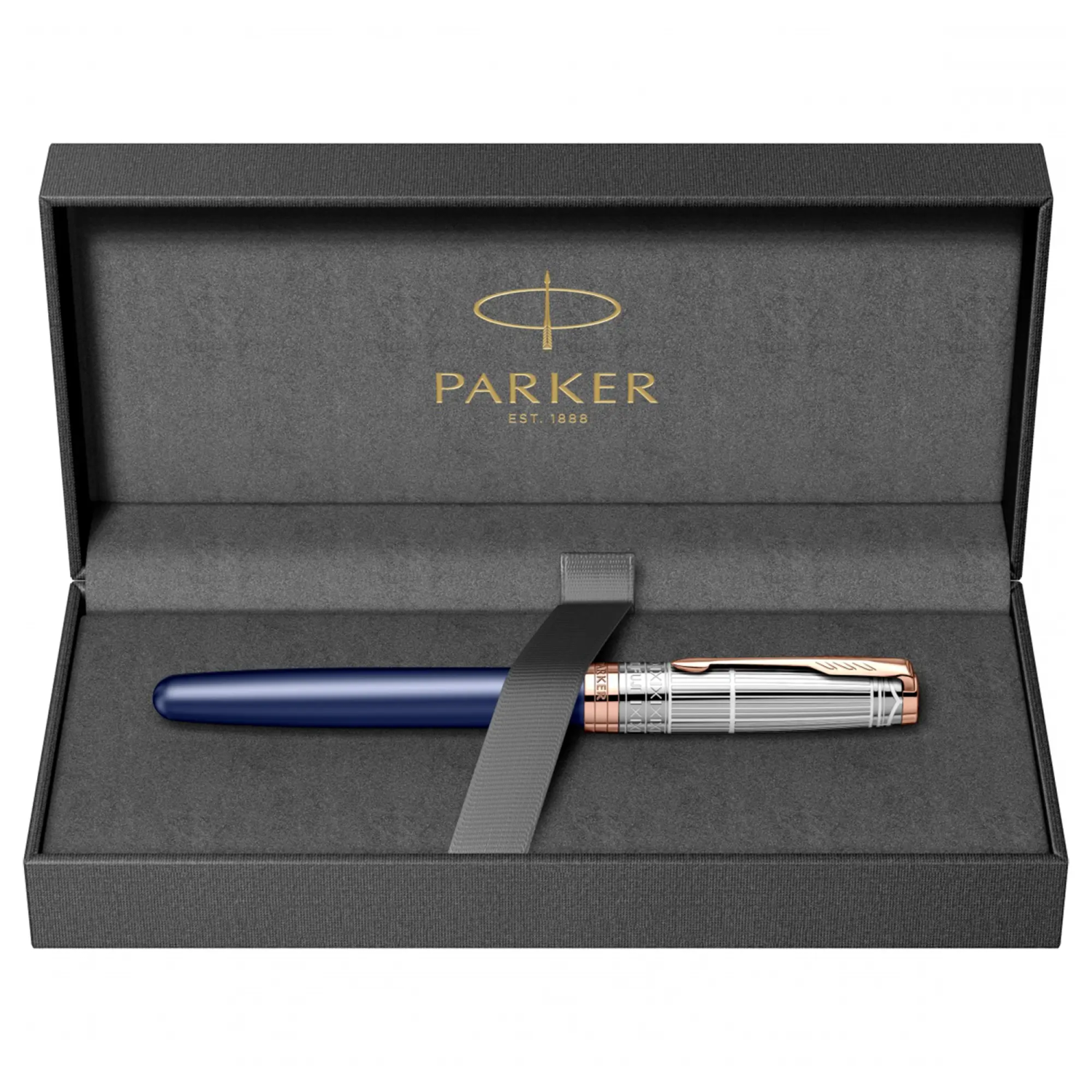 Stilou Parker Sonnet Royal Journey Fuji Silver penita aur 18k