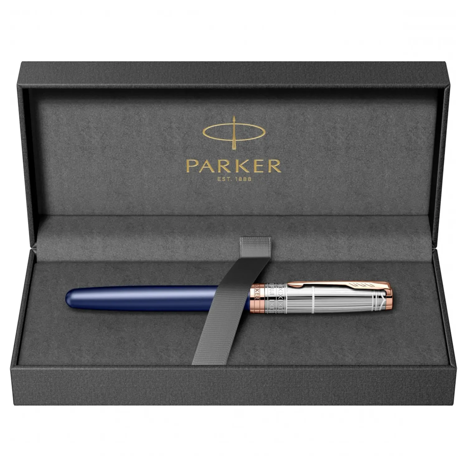 Stilou Parker Sonnet Royal Journey Fuji Silver penita aur 18k