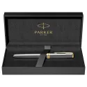 Stilou Parker Sonnet Royal Grey penita aur masiv 18k
