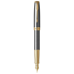 Stilou Parker Sonnet Royal Grey penita aur masiv 18k