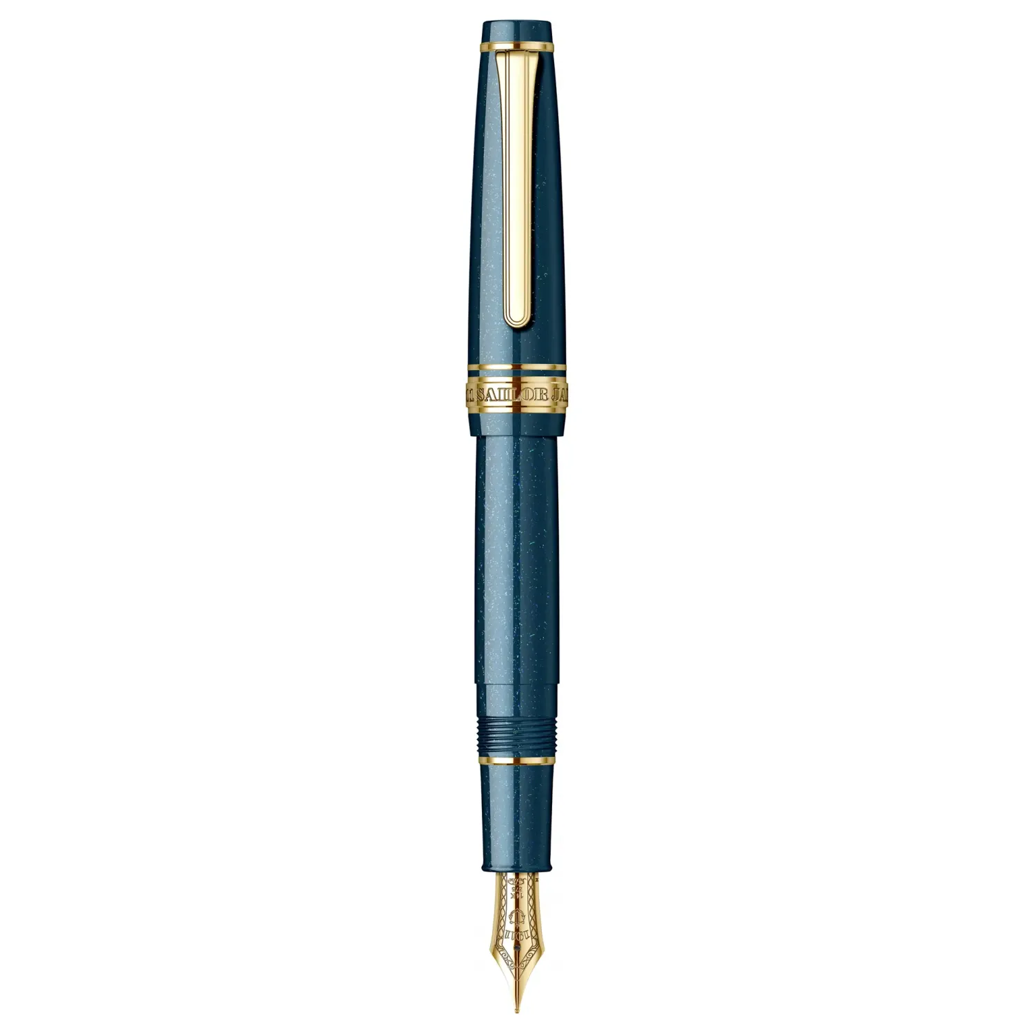 Stilou Sailor Professional Gear Vega Dark Blue slim 14k Fairy Tale