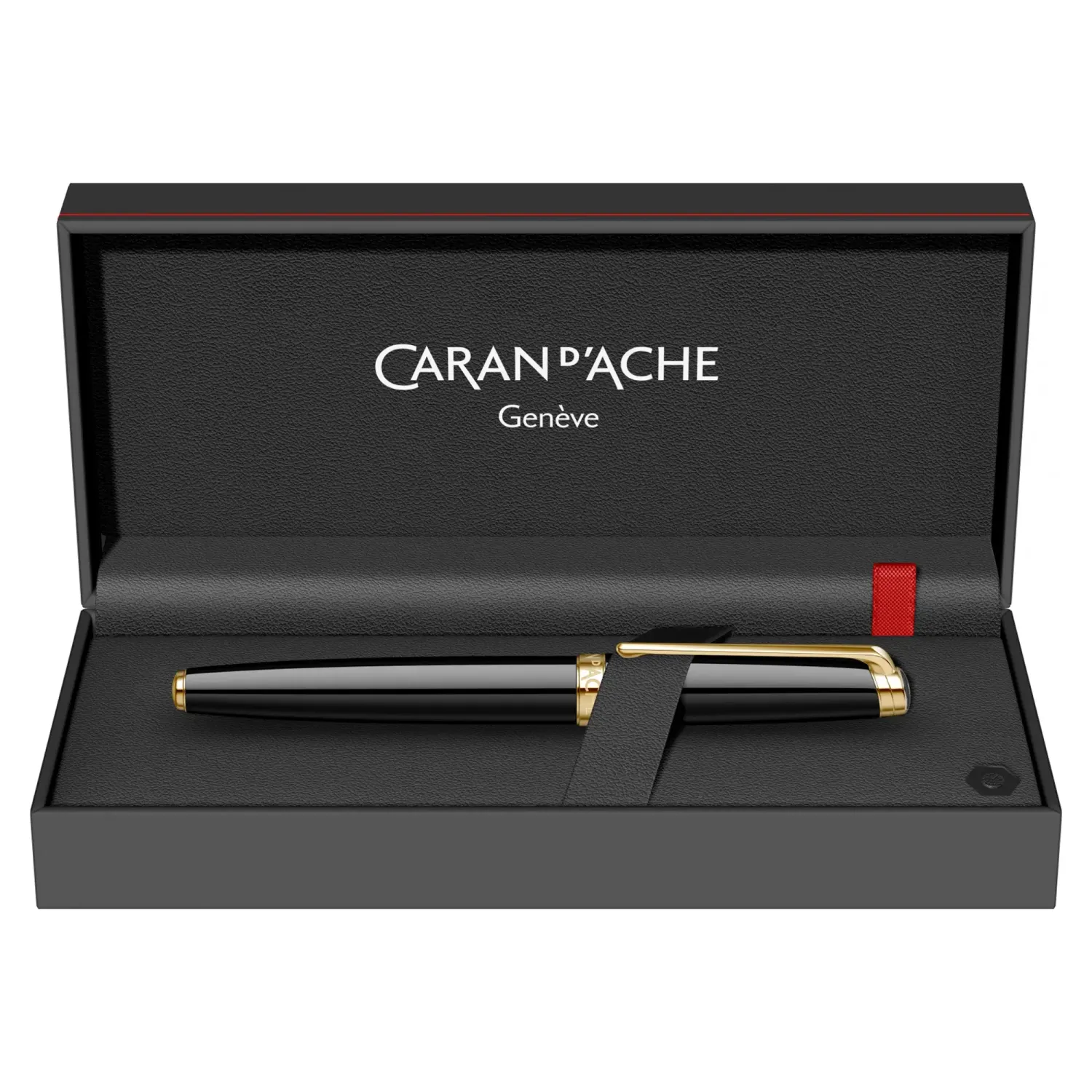Stilou Caran d'Ache Leman Ebony Black 18k