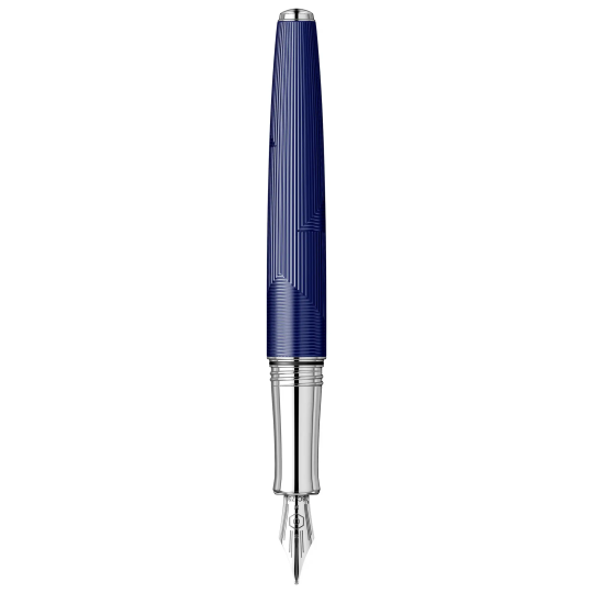 Stilou Caran d'Ache Leman Bleu Marin 18k