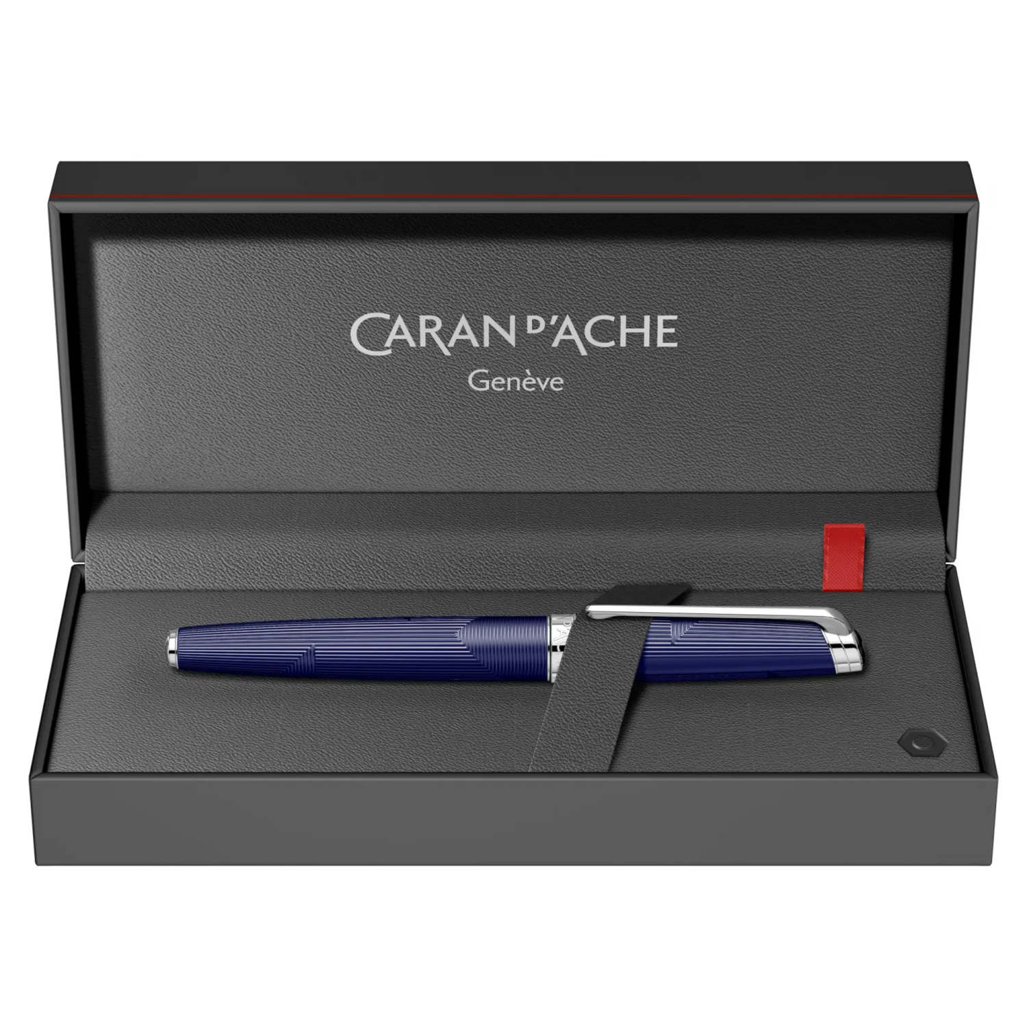 Stilou Caran d'Ache Leman Bleu Marin 18k