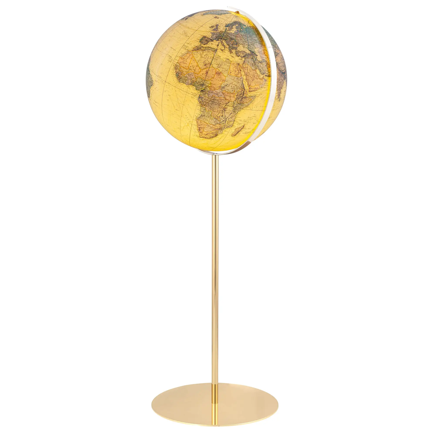 Glob de podea cu lumina ROYAL Regent Brass Ø 40cm