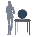 Glob pamantesc cu lumina Duo Regent Acril Ø 51cm