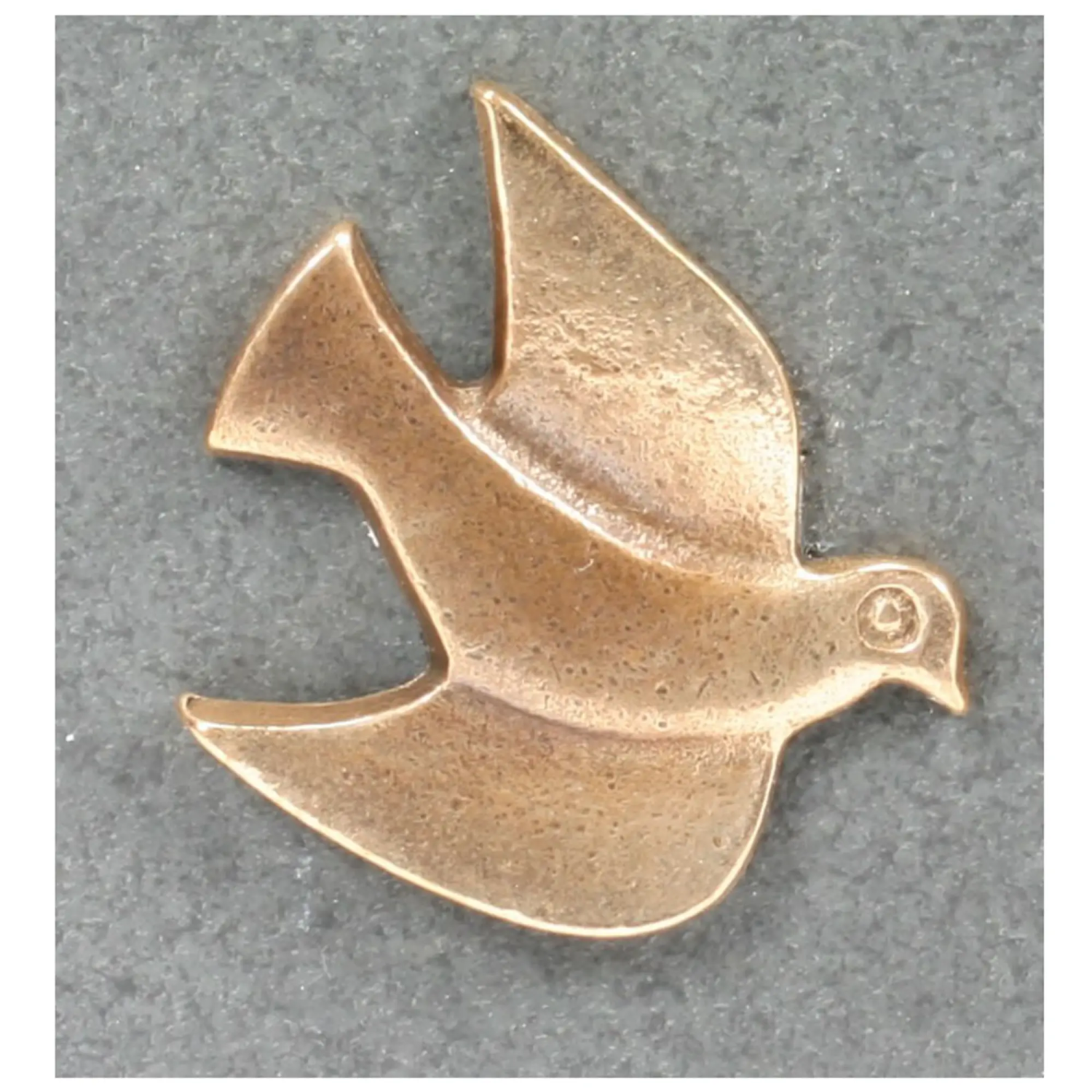 Placheta piatra Porumbel bronz masiv