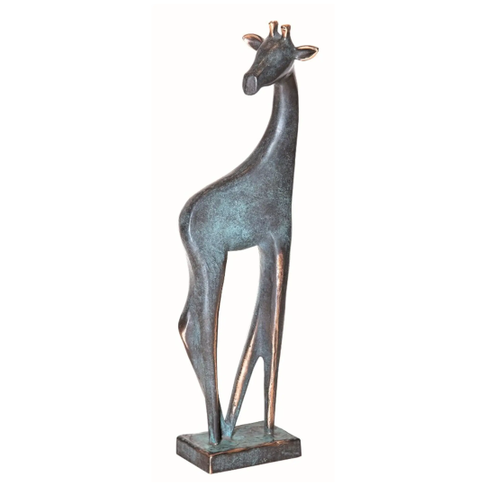 Statueta bronz masiv "Girafa"