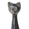 Statueta bronz "Pisica sezand"