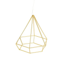 Suport plante aeriene Umbra Prisma auriu set 6 buc