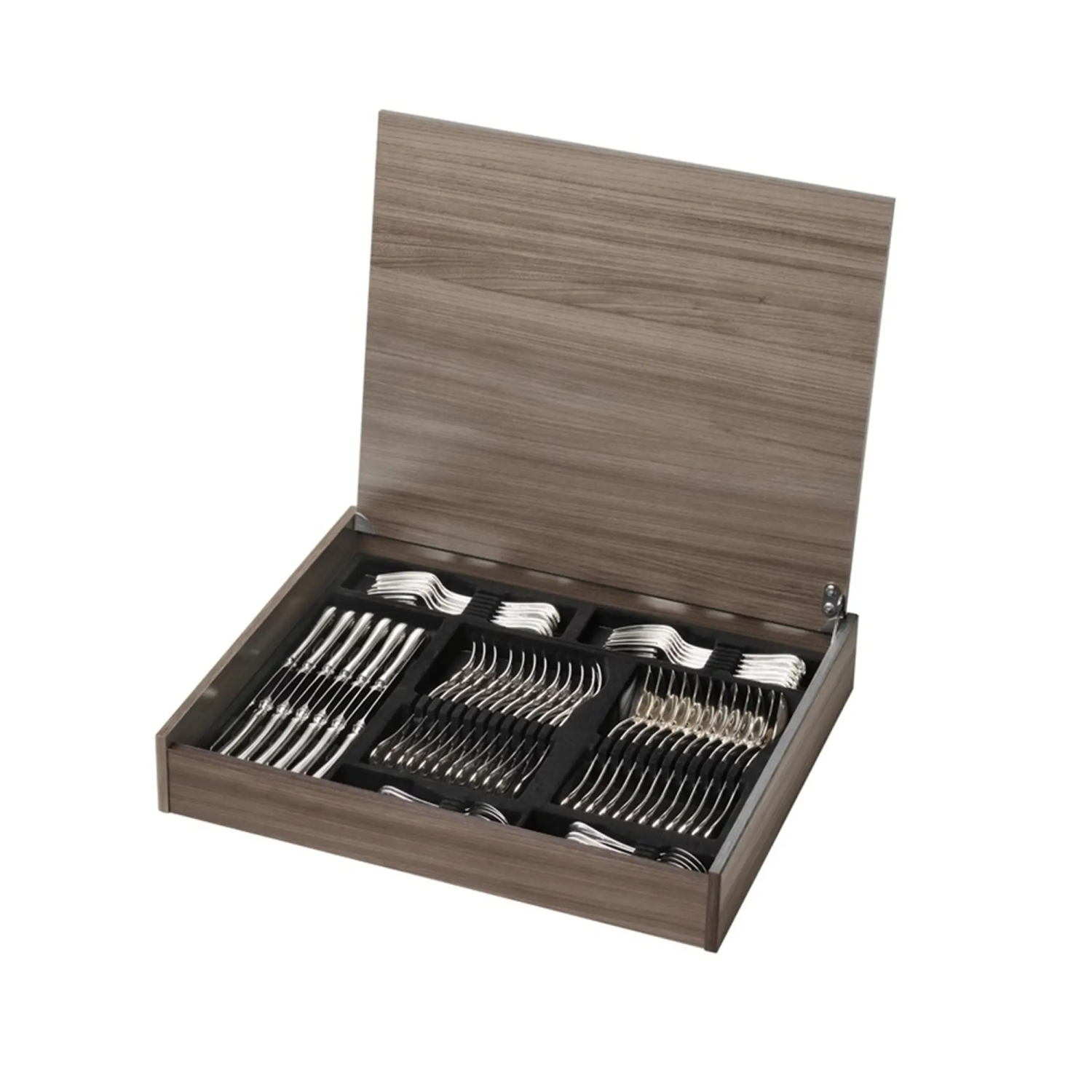 Set tacamuri argint masiv Barocco, 48 piese