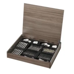 Set tacamuri argint masiv Meridiani, 24 piese