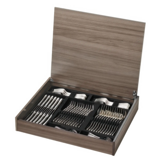 Set tacamuri argint masiv Meridiani, 24 piese