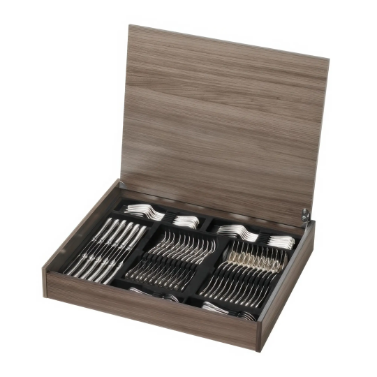 Set tacamuri argint masiv Floreale, 36 piese